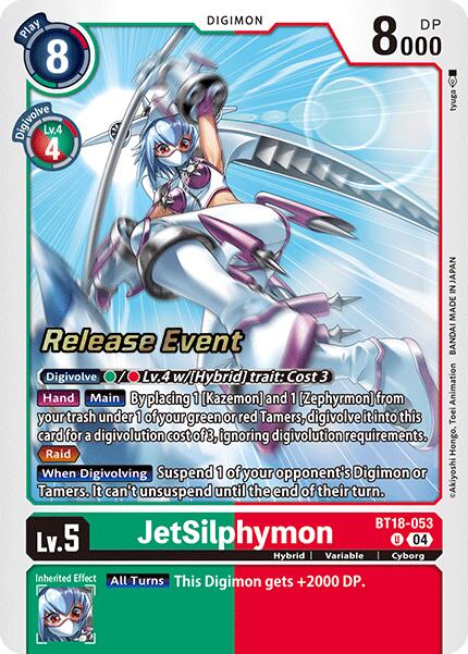 JetSilphymon [BT18-053] [Release Special Booster 2.0 Pre-Release Cards] | Mindsight Gaming