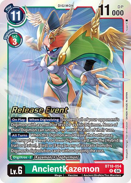 AncientKazemon [BT18-054] [Release Special Booster 2.0 Pre-Release Cards] | Mindsight Gaming