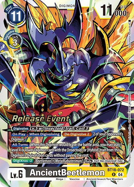 AncientBeetlemon [BT18-072] [Release Special Booster 2.0 Pre-Release Cards] | Mindsight Gaming