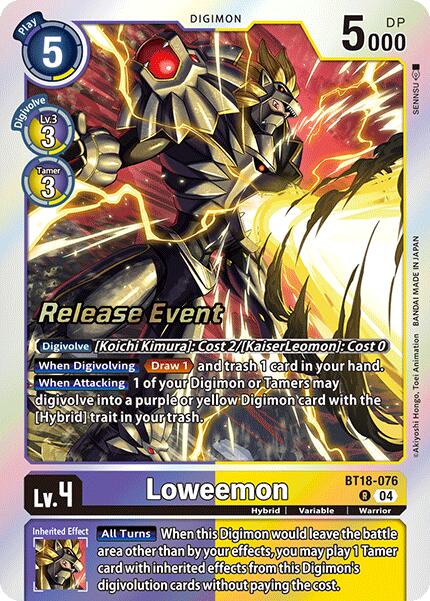 Loweemon [BT18-076] [Release Special Booster 2.0 Pre-Release Cards] | Mindsight Gaming