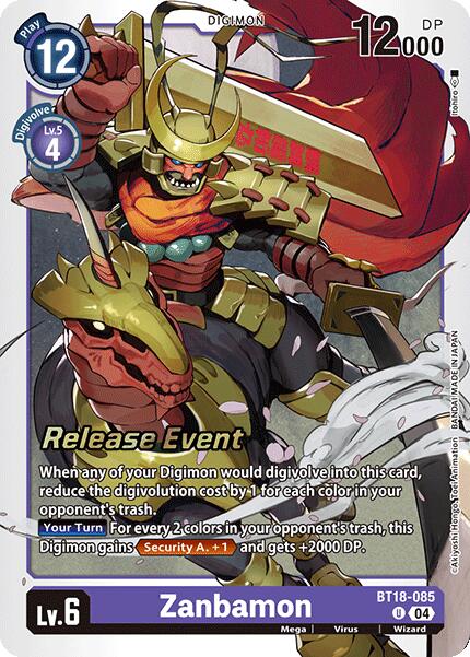 Zanbamon [BT18-085] [Release Special Booster 2.0 Pre-Release Cards] | Mindsight Gaming