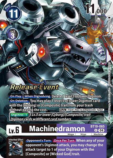 Machinedramon [BT19-065] [Release Special Booster 2.0 Pre-Release Cards] | Mindsight Gaming