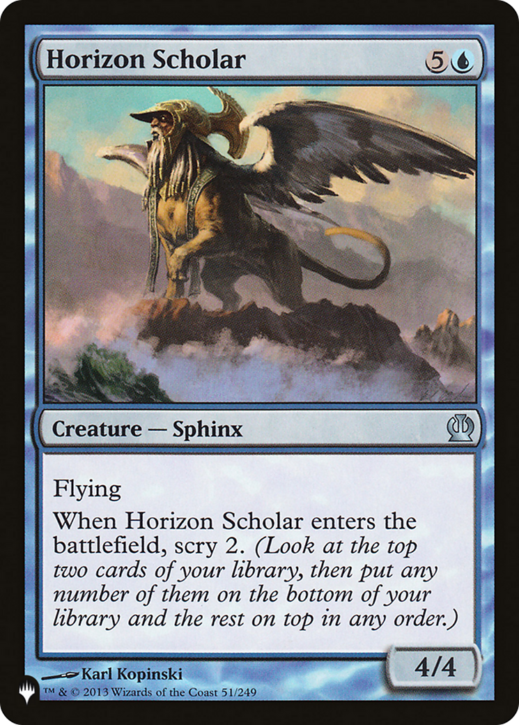 Horizon Scholar [The List] | Mindsight Gaming