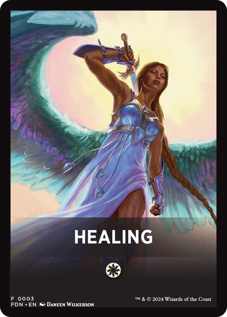 Healing Theme Card [Foundations Tokens] | Mindsight Gaming