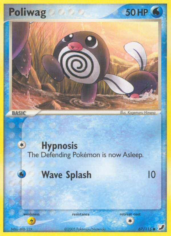 Poliwag (67/115) [EX: Unseen Forces] | Mindsight Gaming