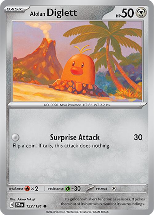 Alolan Diglett (122/191) [Scarlet & Violet: Surging Sparks] | Mindsight Gaming