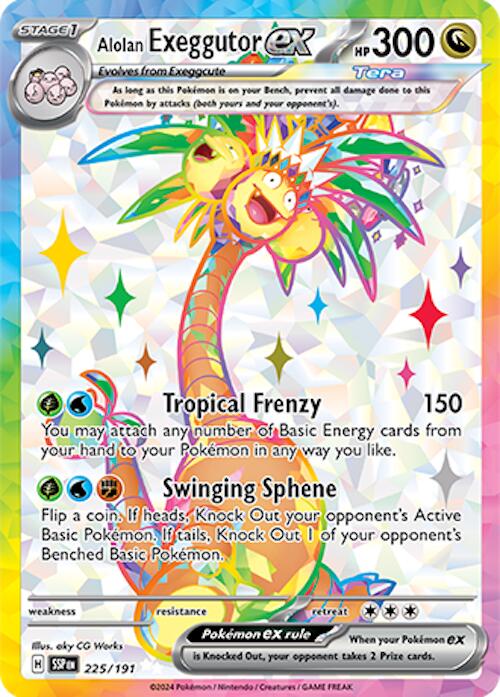 Alolan Exeggutor ex (225/191) [Scarlet & Violet: Surging Sparks] | Mindsight Gaming