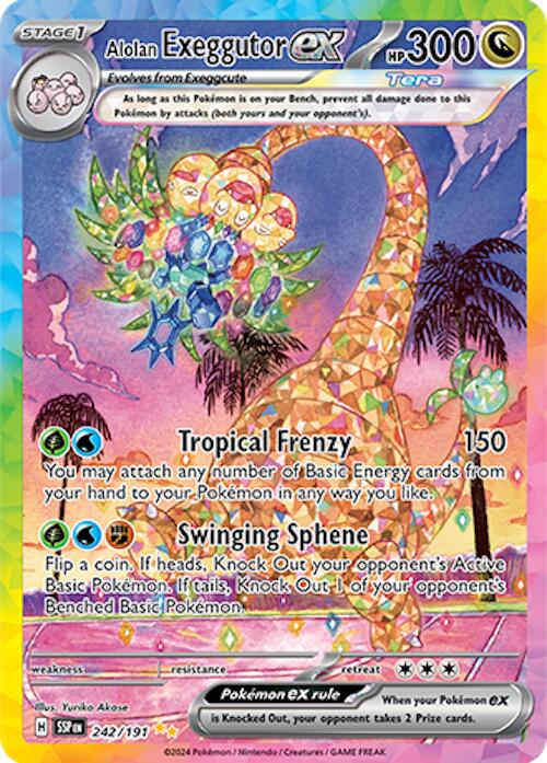 Alolan Exeggutor ex (242/191) [Scarlet & Violet: Surging Sparks] | Mindsight Gaming