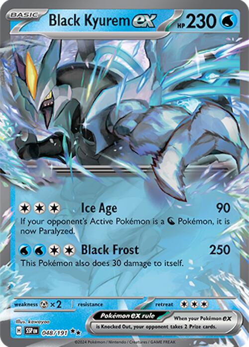 Black Kyurem ex (048/191) [Scarlet & Violet: Surging Sparks] | Mindsight Gaming