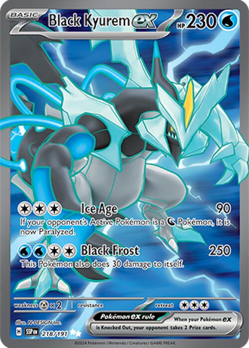 Black Kyurem ex (218/191) [Scarlet & Violet: Surging Sparks] | Mindsight Gaming