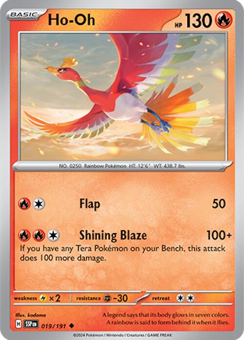 Ho-Oh (019/191) [Scarlet & Violet: Surging Sparks] | Mindsight Gaming