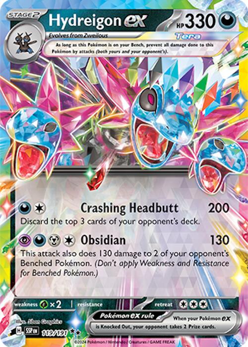 Hydreigon ex (119/191) [Scarlet & Violet: Surging Sparks] | Mindsight Gaming