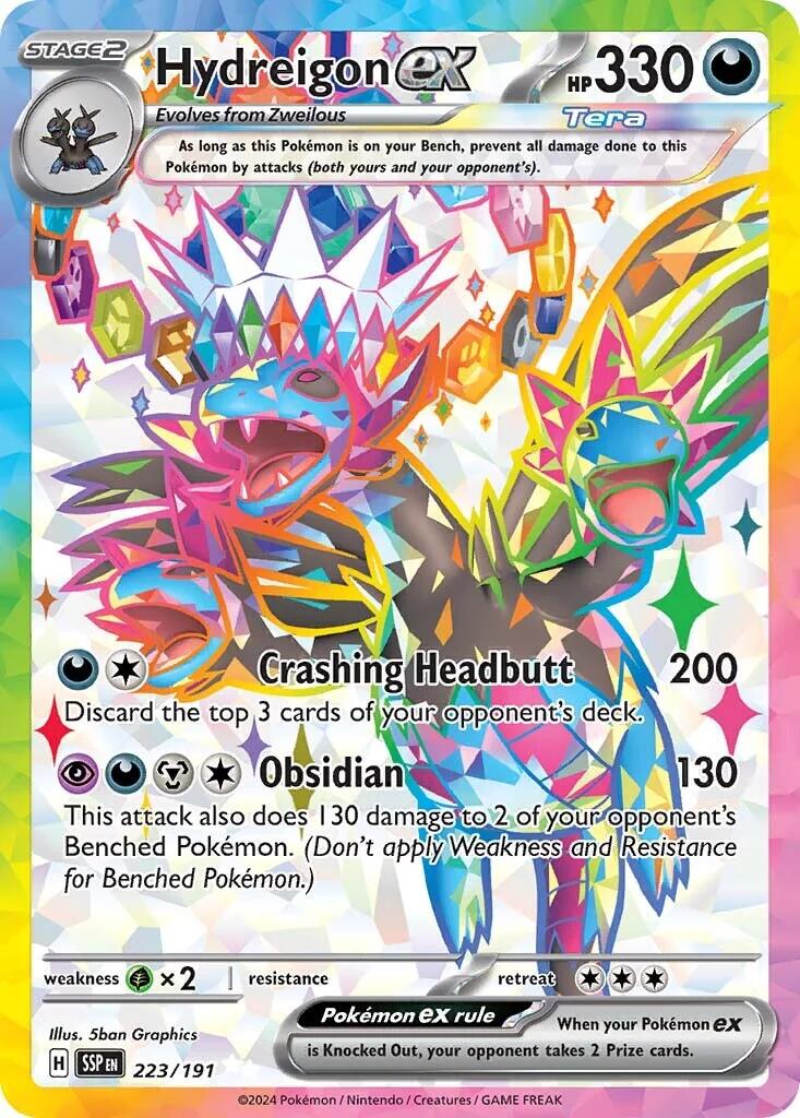 Hydreigon ex (223/191) [Scarlet & Violet: Surging Sparks] | Mindsight Gaming