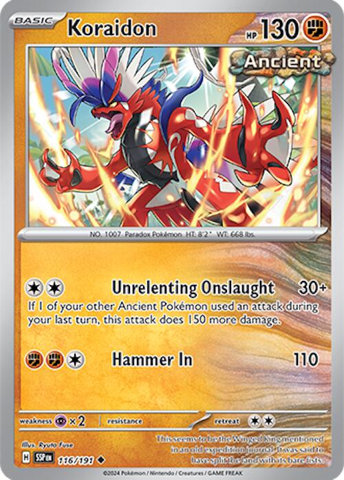 Koraidon (116/191) [Scarlet & Violet: Surging Sparks] | Mindsight Gaming