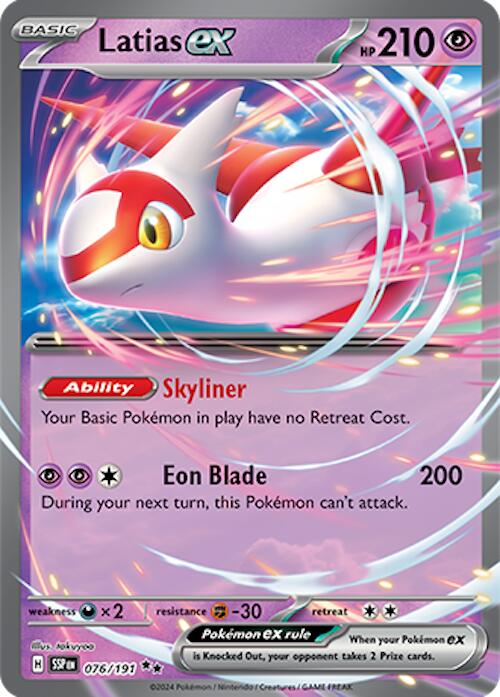 Latias ex (076/191) [Scarlet & Violet: Surging Sparks] | Mindsight Gaming