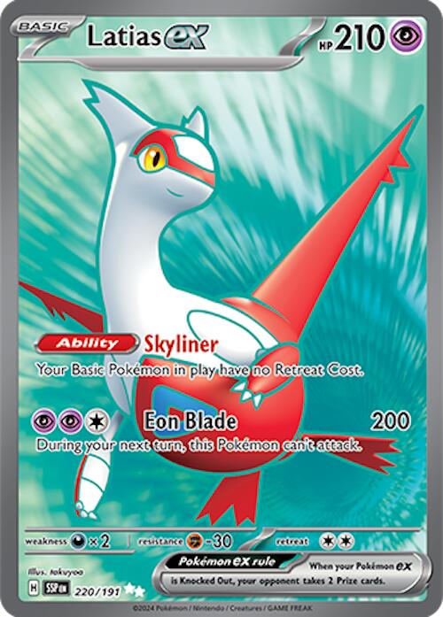 Latias ex (220/191) [Scarlet & Violet: Surging Sparks] | Mindsight Gaming