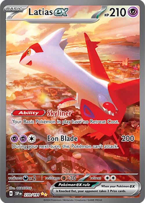 Latias ex (239/191) [Scarlet & Violet: Surging Sparks] | Mindsight Gaming