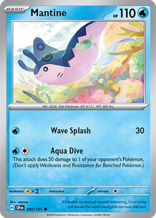 Mantine (040/191) [Scarlet & Violet: Surging Sparks] | Mindsight Gaming