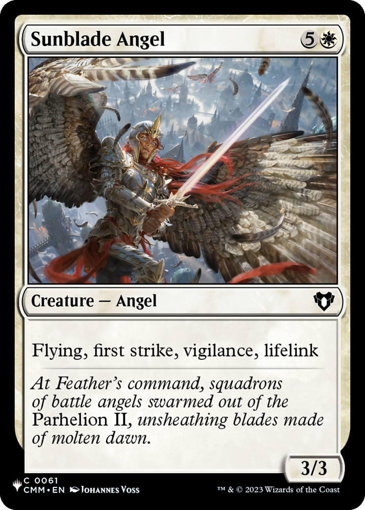 Sunblade Angel [The List Reprints] | Mindsight Gaming