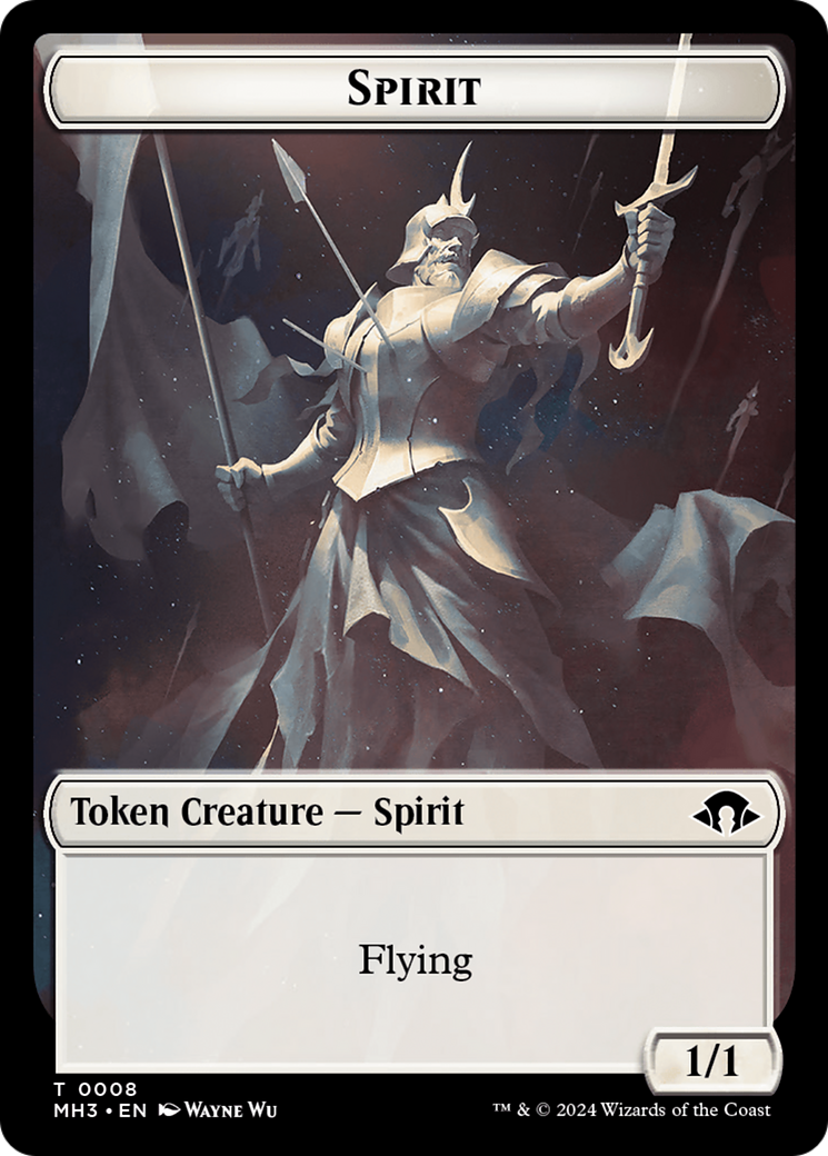 Servo // Spirit (0008) Double-Sided Token [Modern Horizons 3 Tokens] | Mindsight Gaming