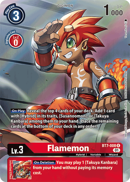 Flamemon [BT7-008] (Alternate Art) [Next Adventure] | Mindsight Gaming