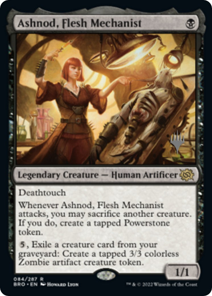 Ashnod, Flesh Mechanist (Promo Pack) [The Brothers' War Promos] | Mindsight Gaming