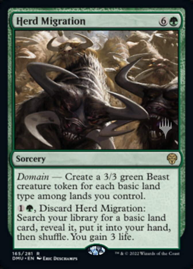 Herd Migration (Promo Pack) [Dominaria United Promos] | Mindsight Gaming