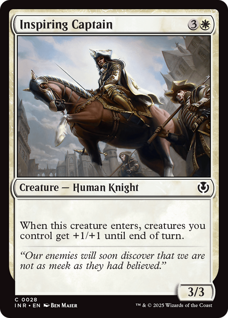 Inspiring Captain [Innistrad Remastered] | Mindsight Gaming