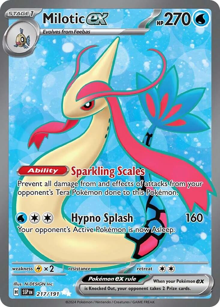 Milotic ex (217/191) [Scarlet & Violet: Surging Sparks] | Mindsight Gaming