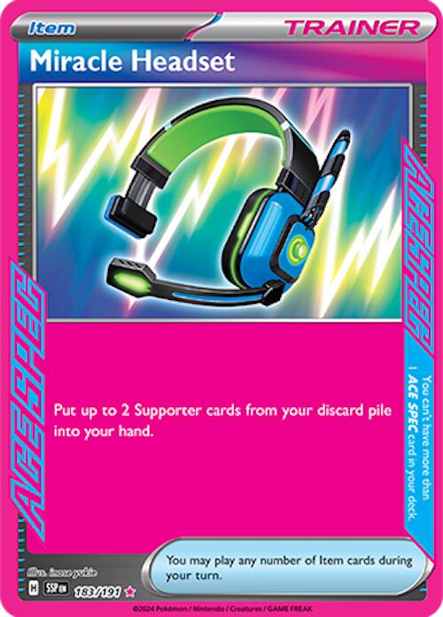 Miracle Headset (183/191) [Scarlet & Violet: Surging Sparks] | Mindsight Gaming