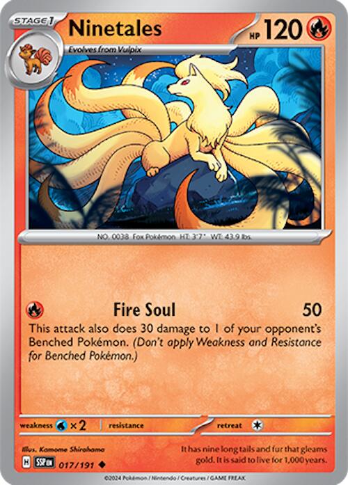 Ninetales (017/191) [Scarlet & Violet: Surging Sparks] | Mindsight Gaming