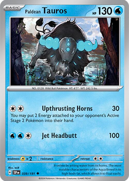 Paldean Tauros (039/191) [Scarlet & Violet: Surging Sparks] | Mindsight Gaming