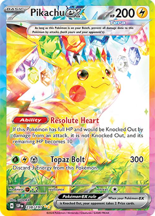 Pikachu ex (238/191) [Scarlet & Violet: Surging Sparks] | Mindsight Gaming