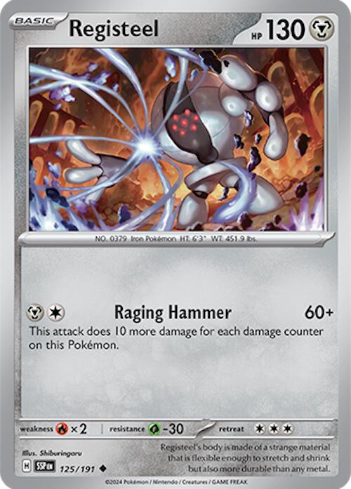 Registeel (125/191) [Scarlet & Violet: Surging Sparks] | Mindsight Gaming