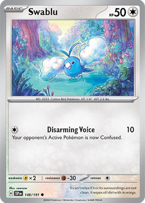 Swablu (148/191) [Scarlet & Violet: Surging Sparks] | Mindsight Gaming