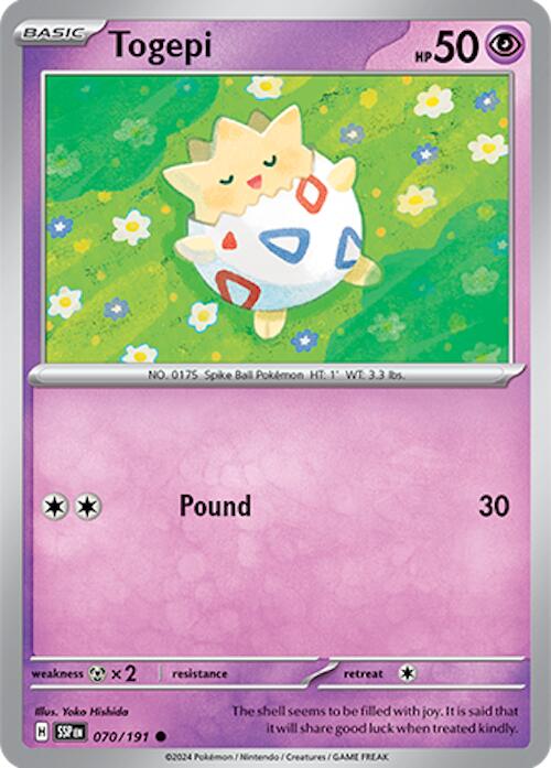 Togepi (070/191) [Scarlet & Violet: Surging Sparks] | Mindsight Gaming