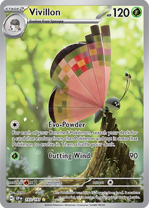 Vivillon (193/191) [Scarlet & Violet: Surging Sparks] | Mindsight Gaming