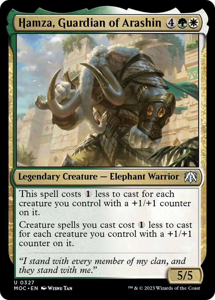 Hamza, Guardian of Arashin [March of the Machine Commander] | Mindsight Gaming