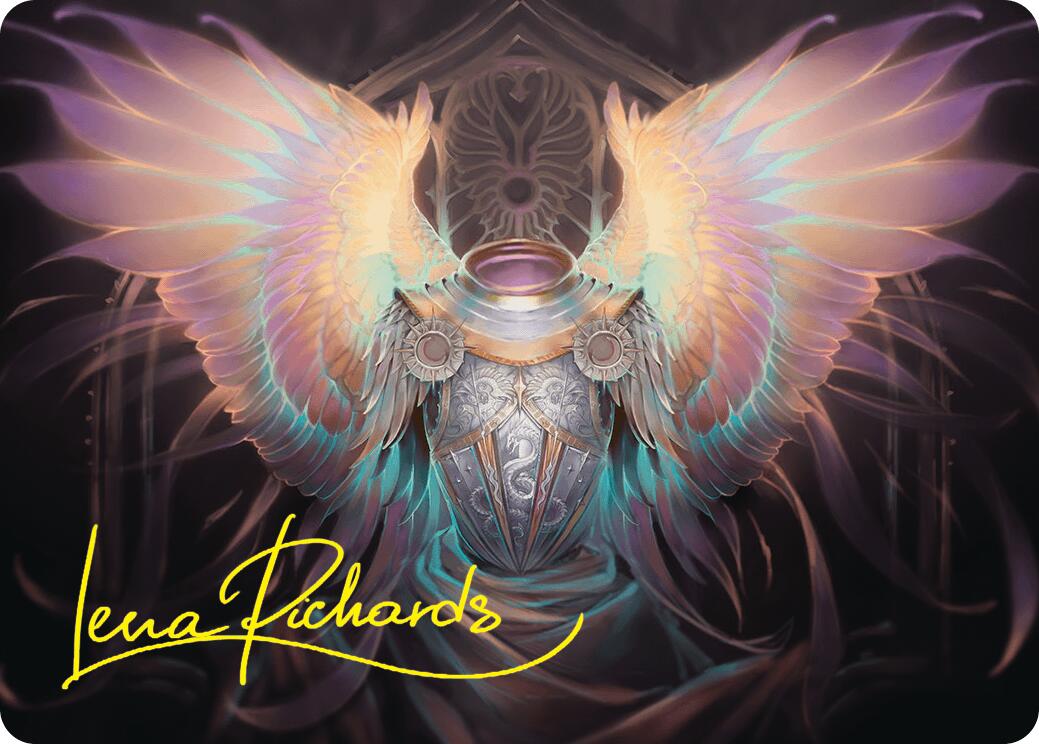 Celestial Armor Art Card (2/54) (Gold-Stamped Signature) [Foundations Art Series] | Mindsight Gaming