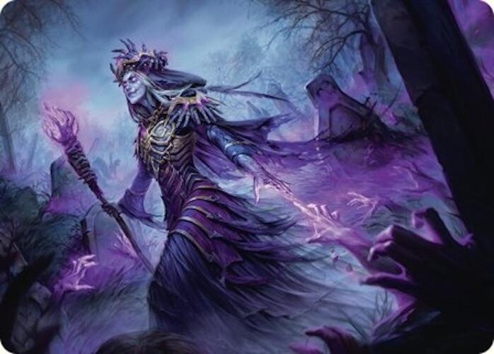 Zul Ashur, Lich Lord Art Card (10/54) [Foundations Art Series] | Mindsight Gaming