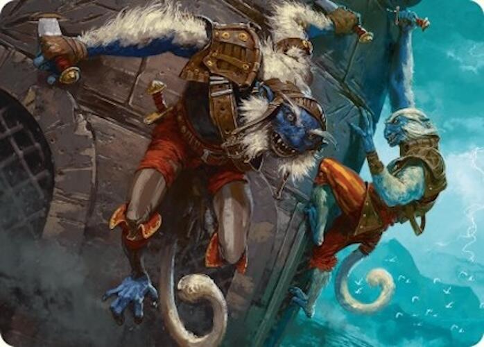 Goblin Boarders Art Card (11/54) [Foundations Art Series] | Mindsight Gaming