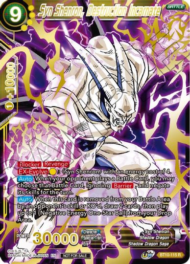 Syn Shenron, Destruction Incarnate (Alternate Art) (BT10-115) [Tournament Promotion Cards] | Mindsight Gaming