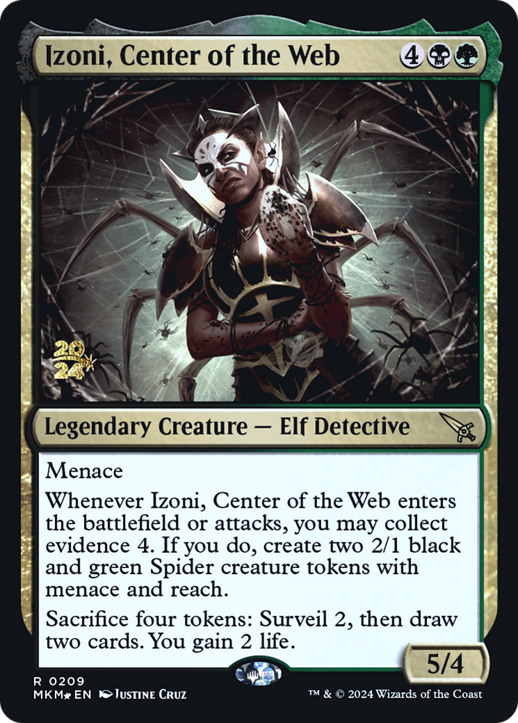 Izoni, Center of the Web [Murders at Karlov Manor Prerelease Promos] | Mindsight Gaming