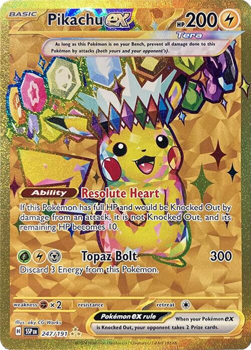 Pikachu ex (247/191) [Scarlet & Violet: Surging Sparks] | Mindsight Gaming