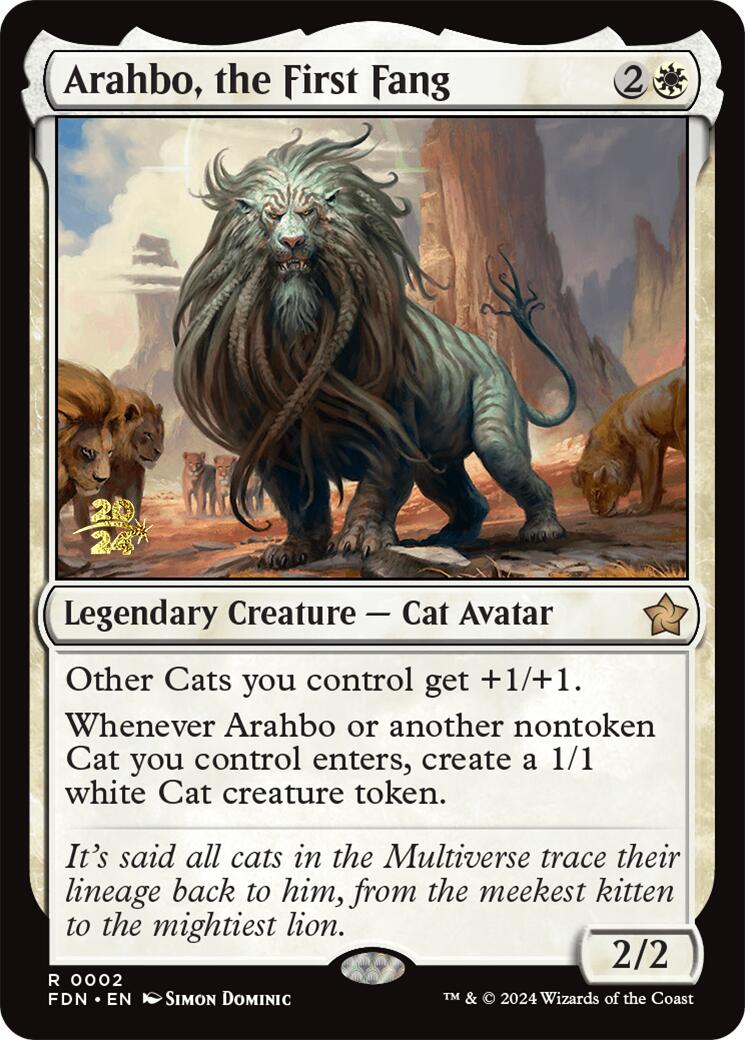 Arahbo, the First Fang [Foundations Prerelease Promos] | Mindsight Gaming