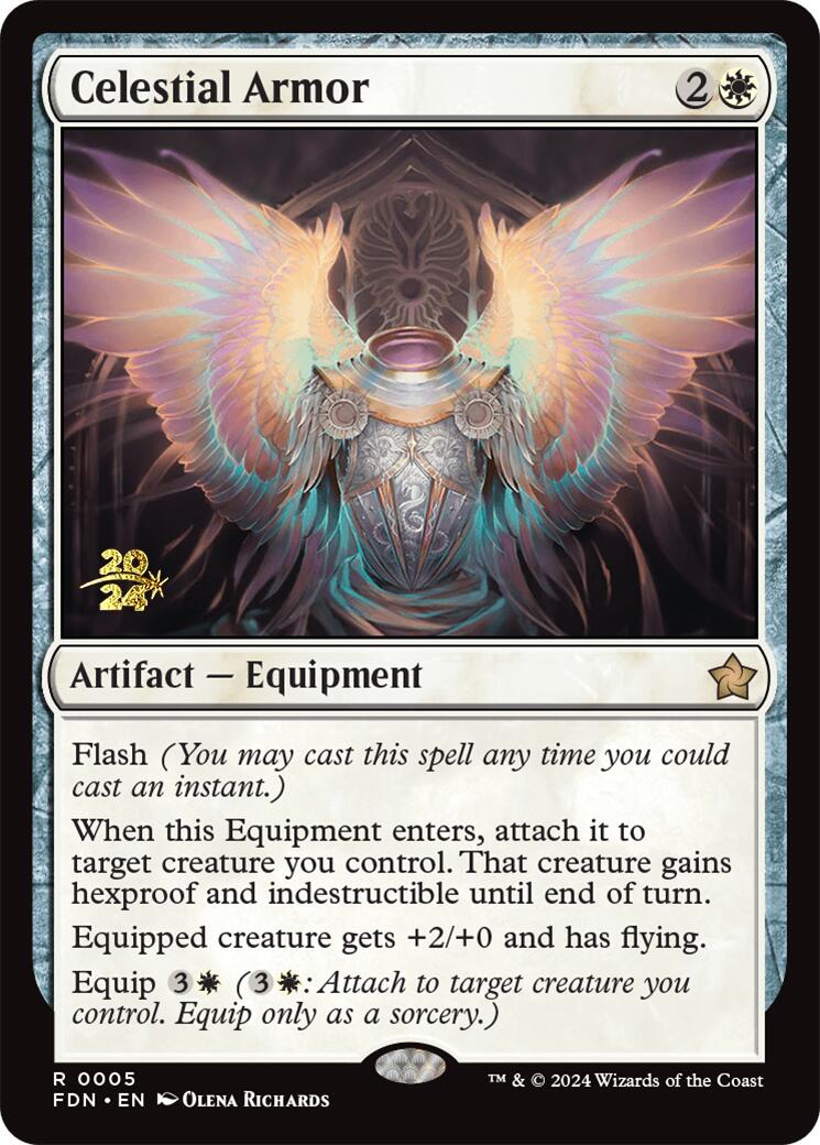 Celestial Armor [Foundations Prerelease Promos] | Mindsight Gaming