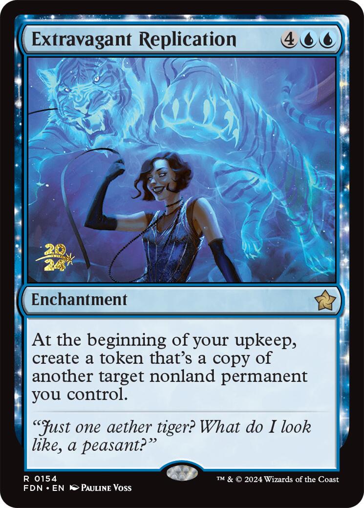 Extravagant Replication [Foundations Prerelease Promos] | Mindsight Gaming