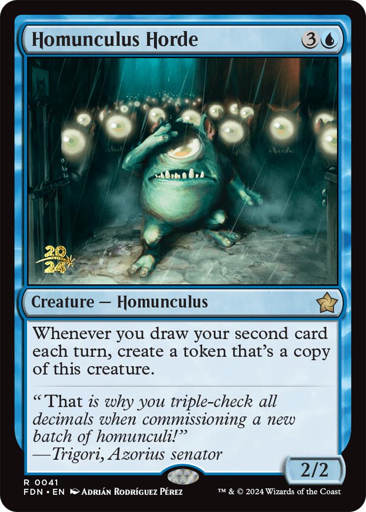 Homunculus Horde [Foundations Prerelease Promos] | Mindsight Gaming