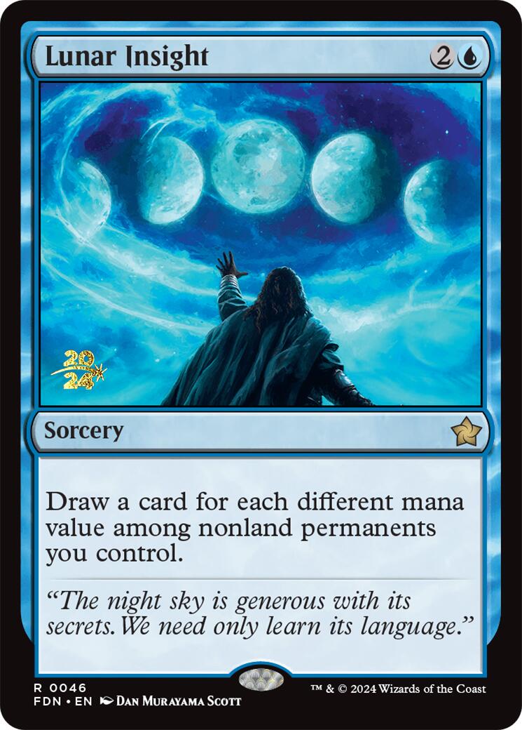 Lunar Insight [Foundations Prerelease Promos] | Mindsight Gaming