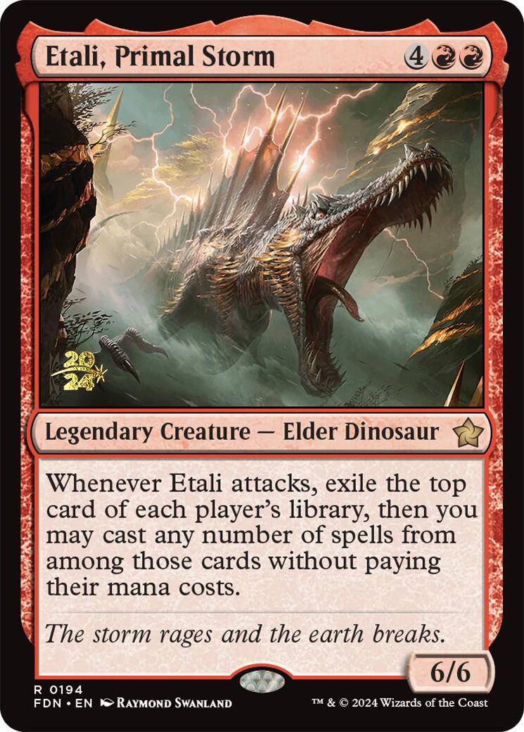 Etali, Primal Storm [Foundations Prerelease Promos] | Mindsight Gaming